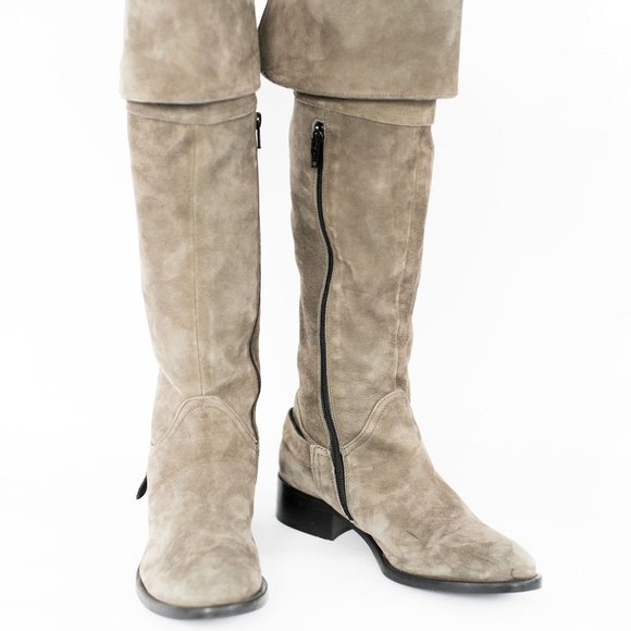 Vero Cuoio Suede Boots- Size 39 - Picture 2 of 6